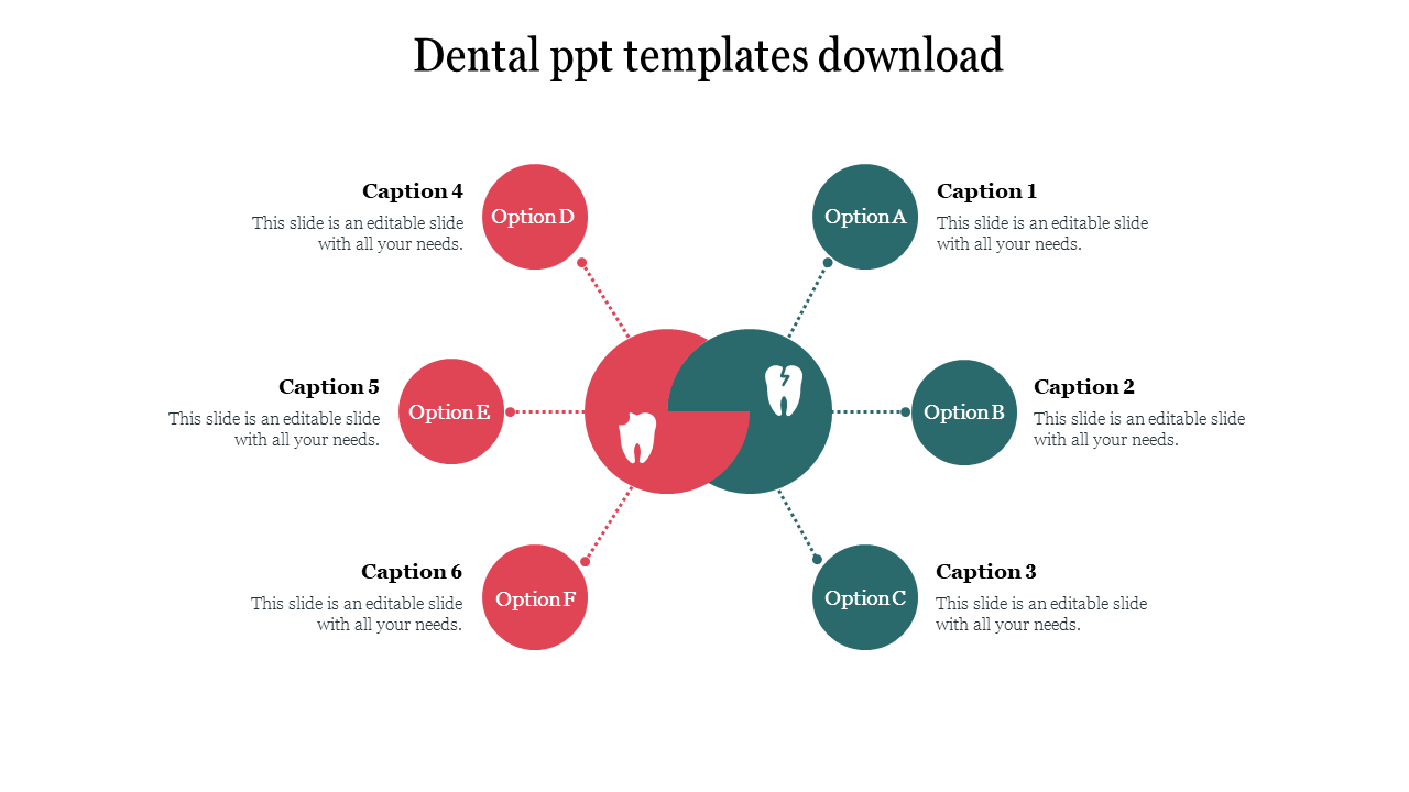 Innovative Dental PPT Templates Download For Medical Use